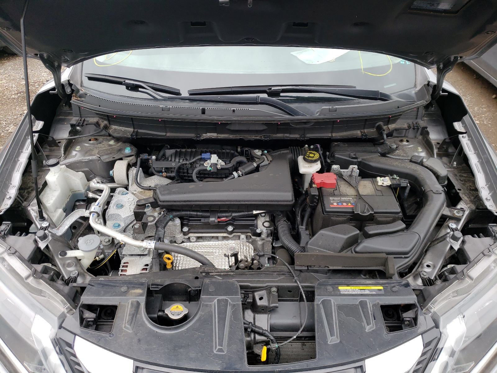 2020 Nissan Rogue S Gray vin: KNMAT2MVXLP539315