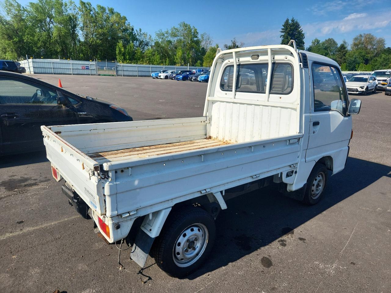 1990 Subaru Sambar Ks4 White vin: KS4004472