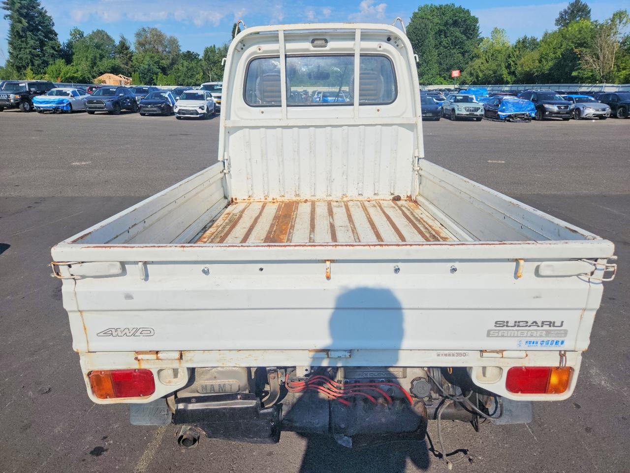 1990 Subaru Sambar Ks4 White vin: KS4004472