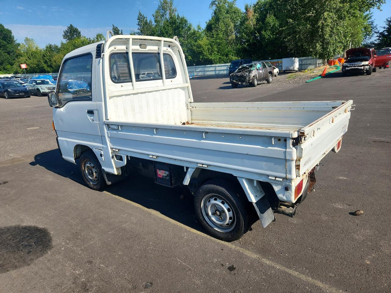 1990 Subaru Sambar Ks4 White vin: KS4004472