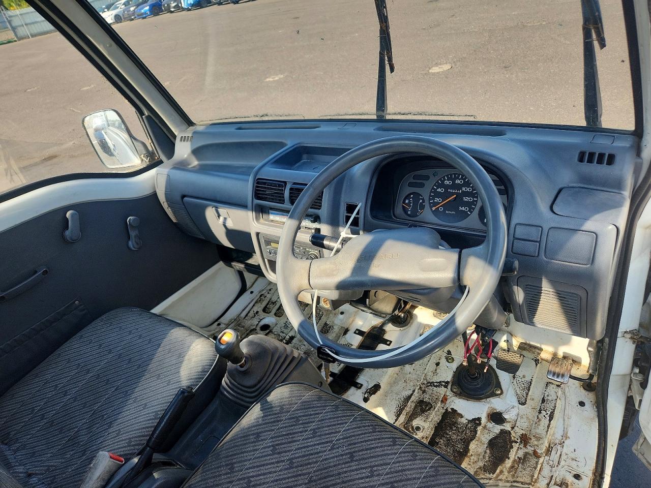 1990 Subaru Sambar Ks4 White vin: KS4004472