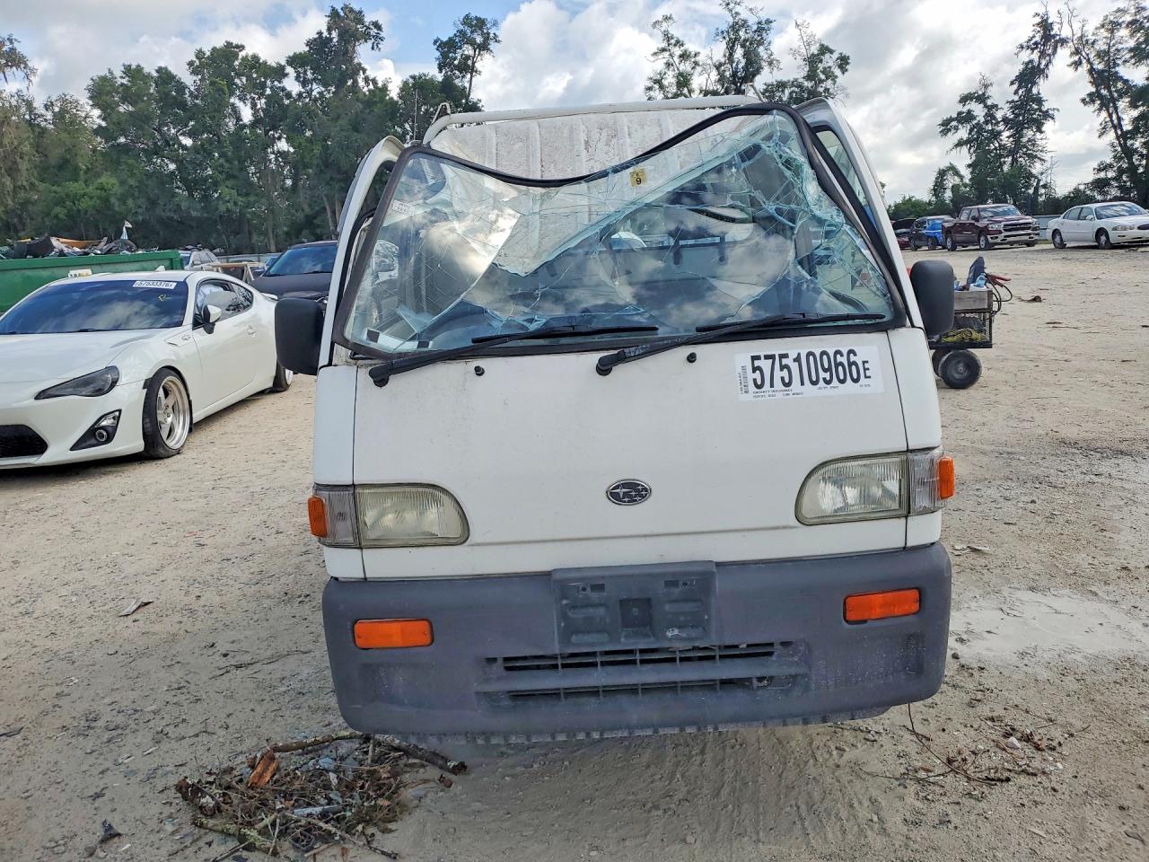 1997 Subaru Sambar White vin: KS4347286