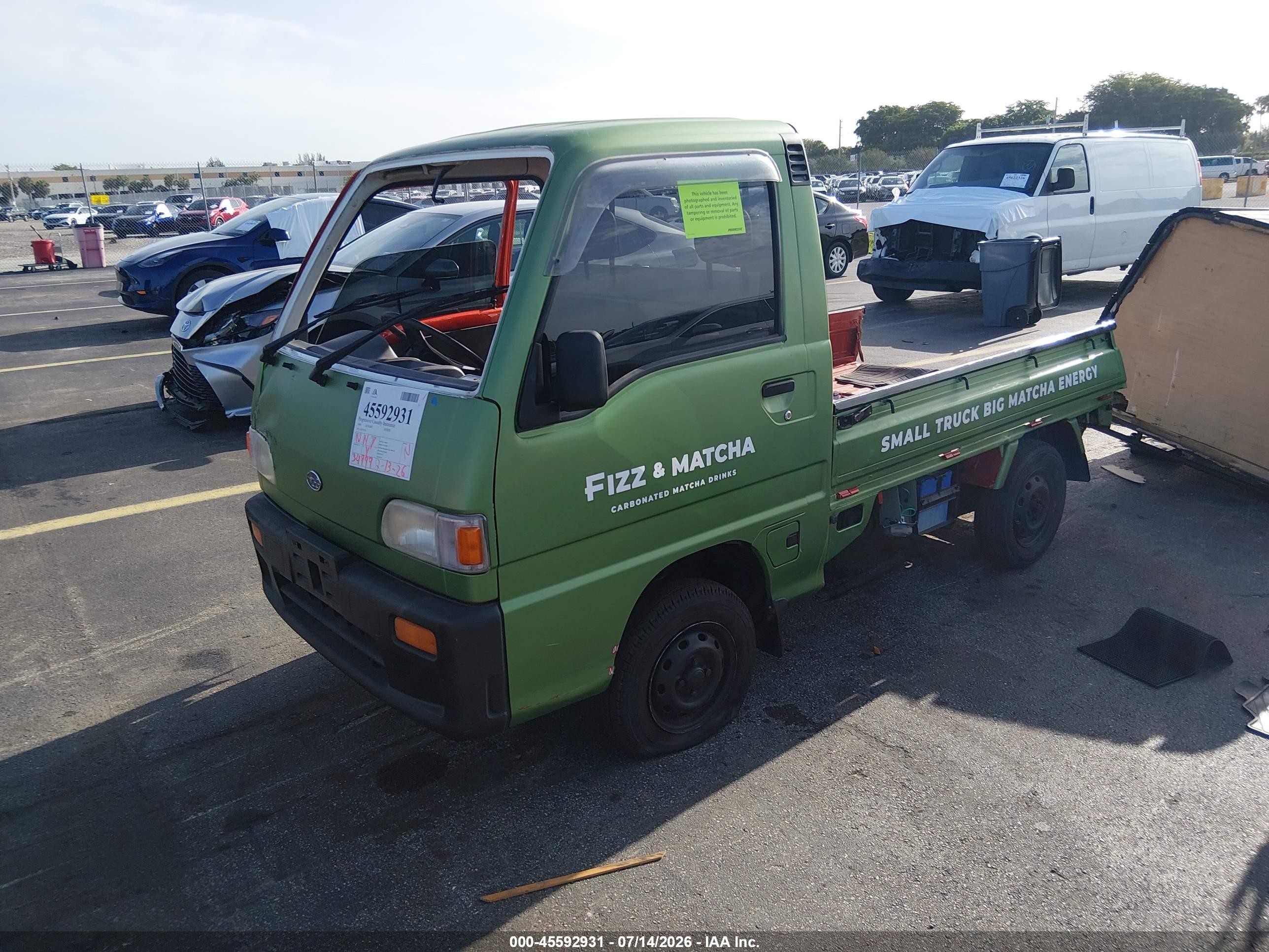 1998 Subaru Other Green vin: KS4351736