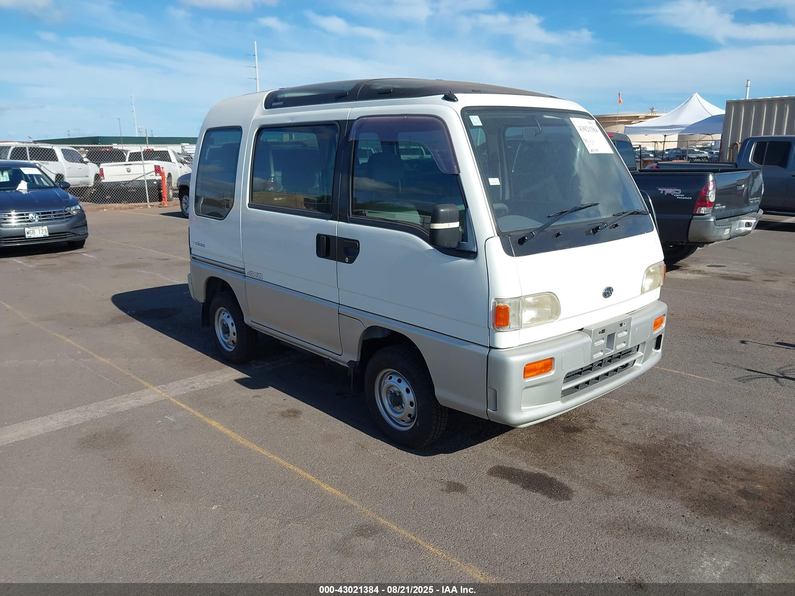 1990 Subaru Sambar   White vin: KV4003058        