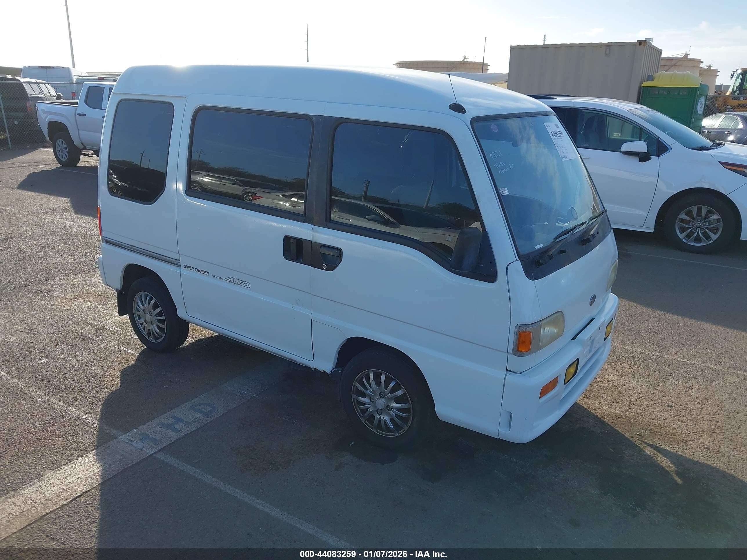 1990 Subaru Sambar   White vin: KV4009780        