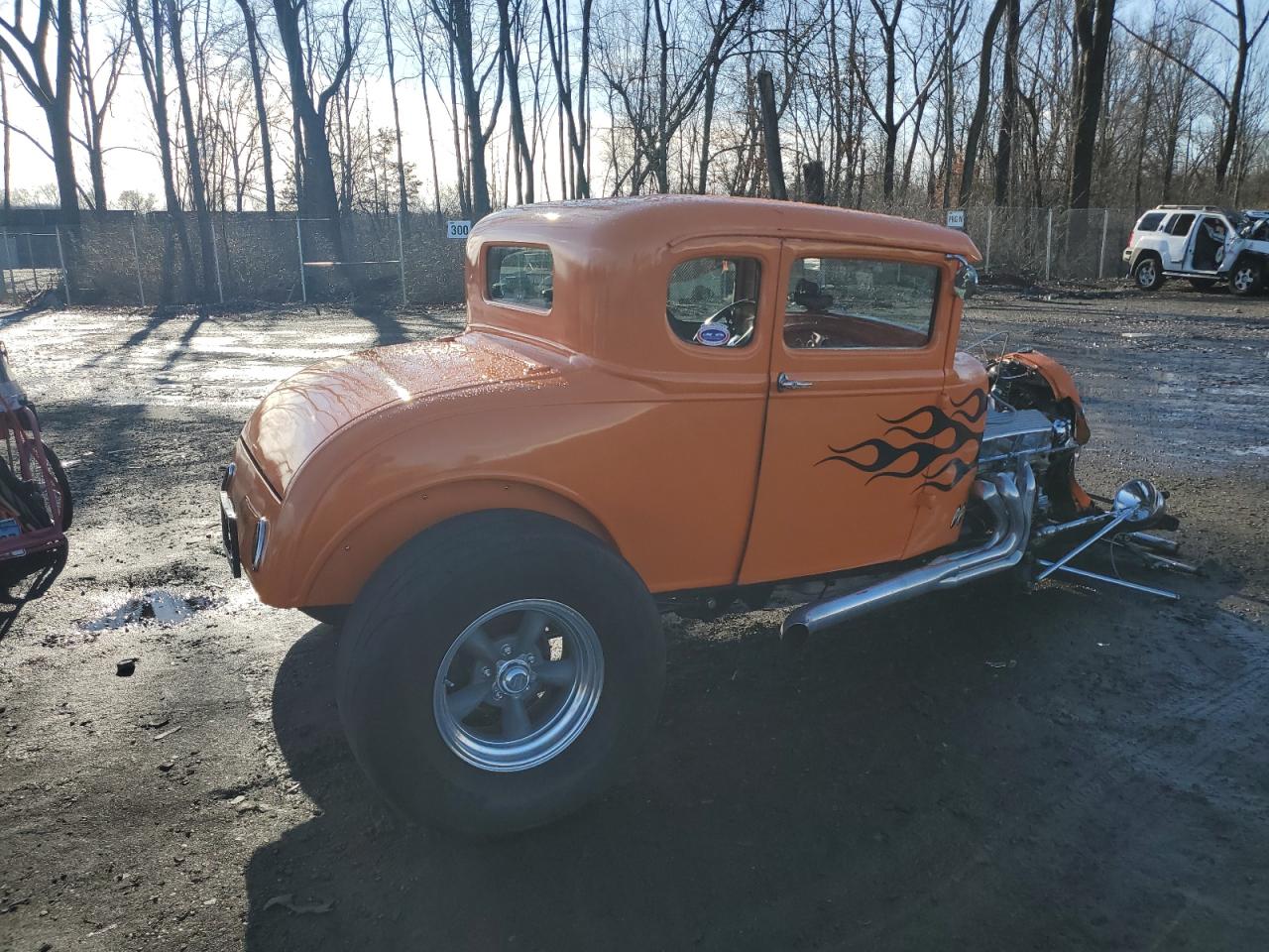 1930 Ford Model A Orange vin: KY10476