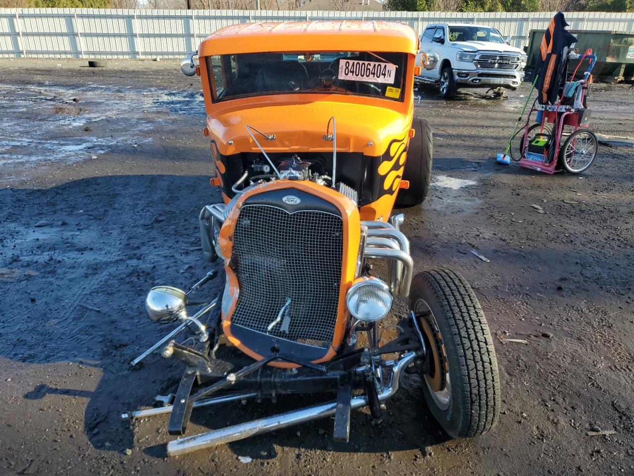 1930 Ford Model A Orange vin: KY10476