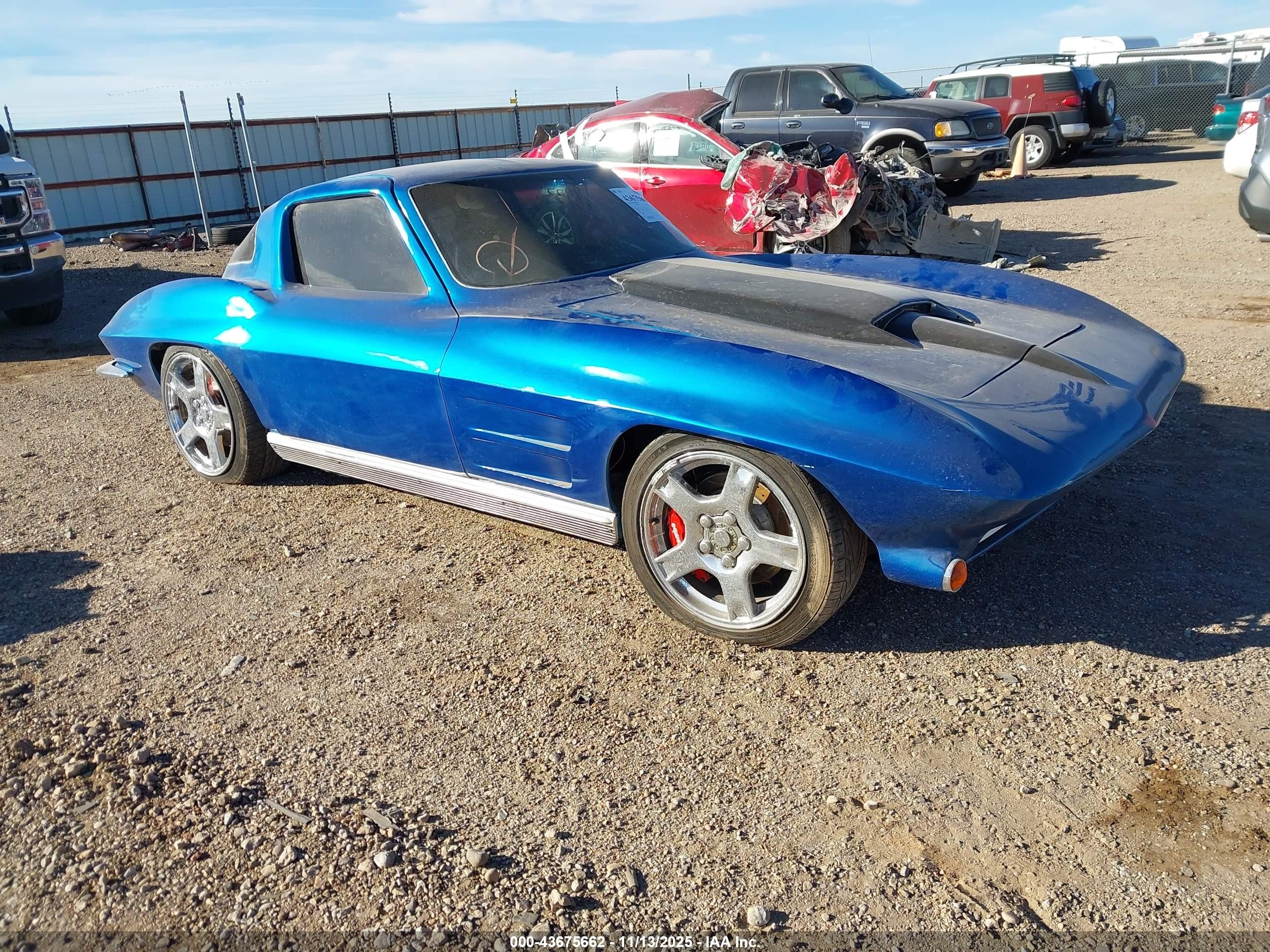 1963 Chevrolet Corvette   Blue vin: KY1550           