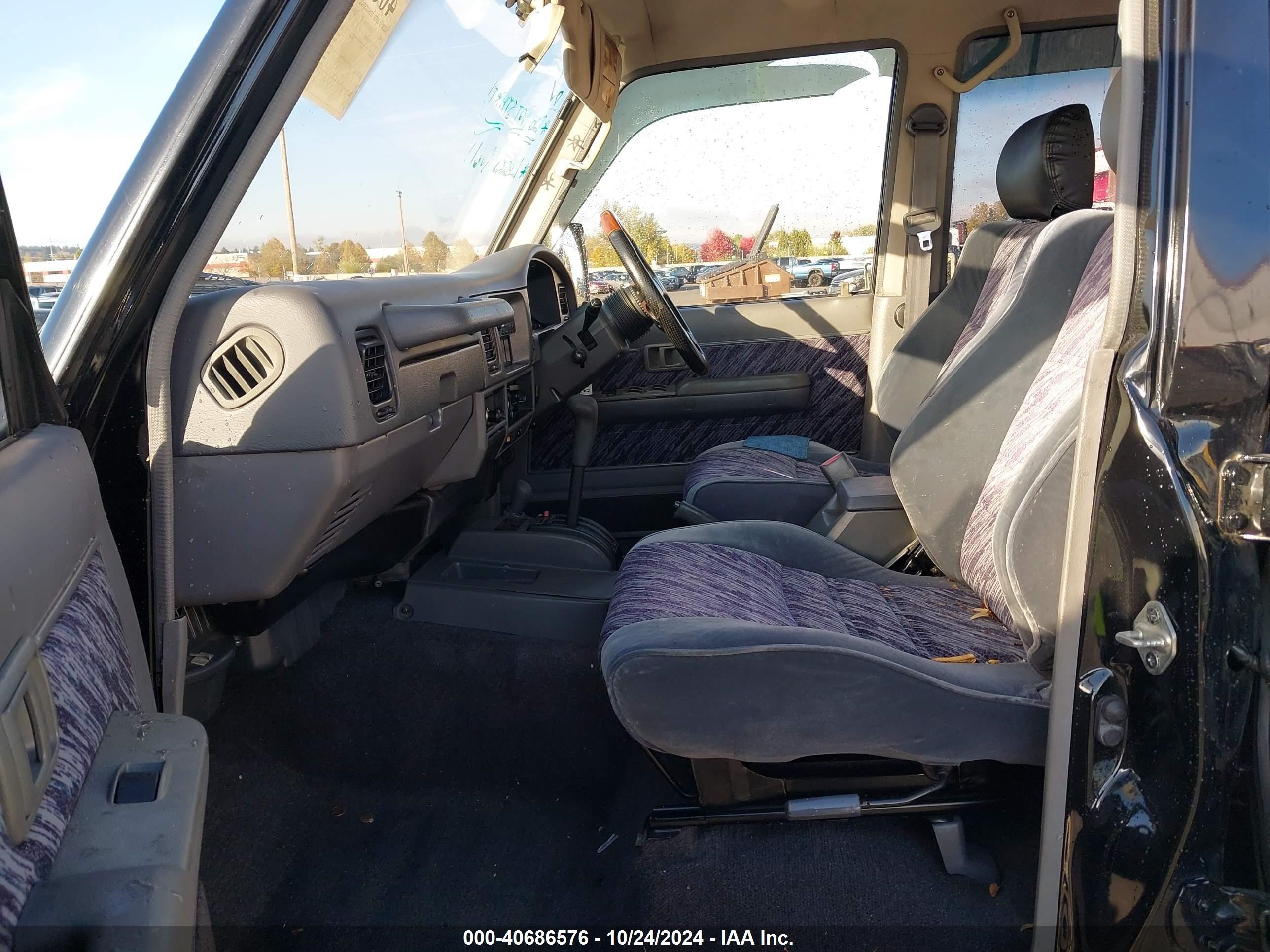 1993 Toyota Land Cruiser Prato   Black vin: KZJ780002467     