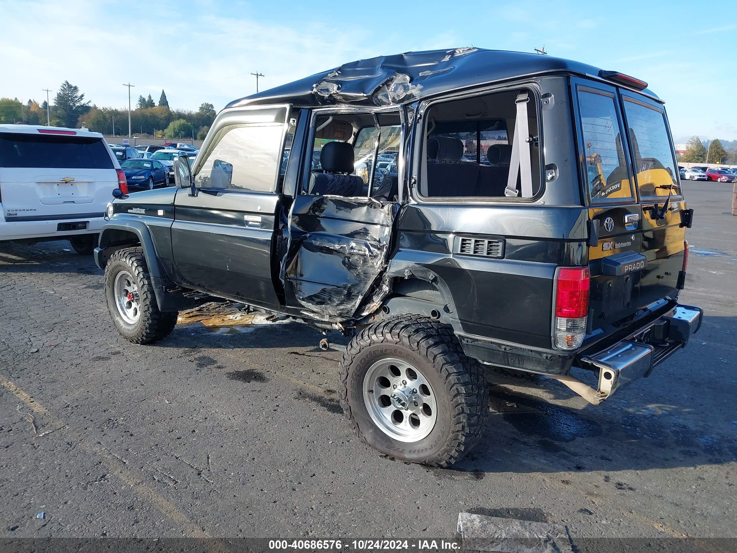 1993 Toyota Land Cruiser Prato   Black vin: KZJ780002467     