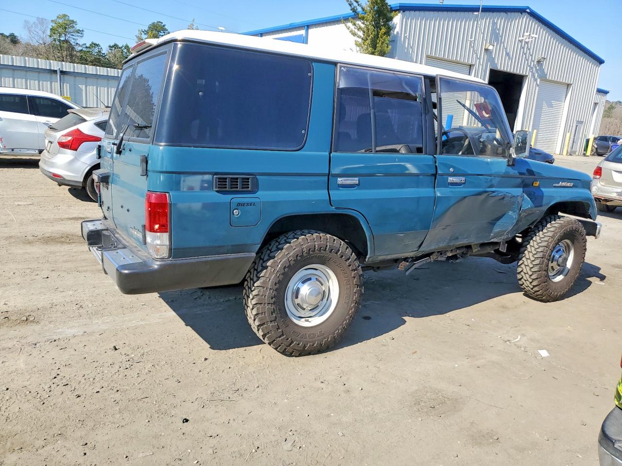 1993 Toyota Land Cruiser Turquoise vin: KZJ780010073