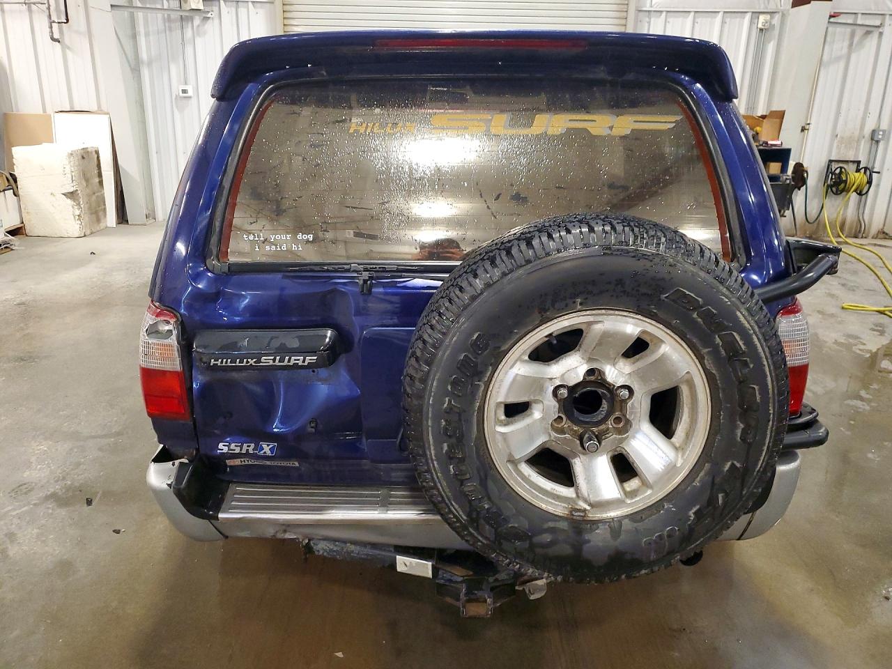 1996 Toyt Hilux Surf Blue vin: KZN1859002020