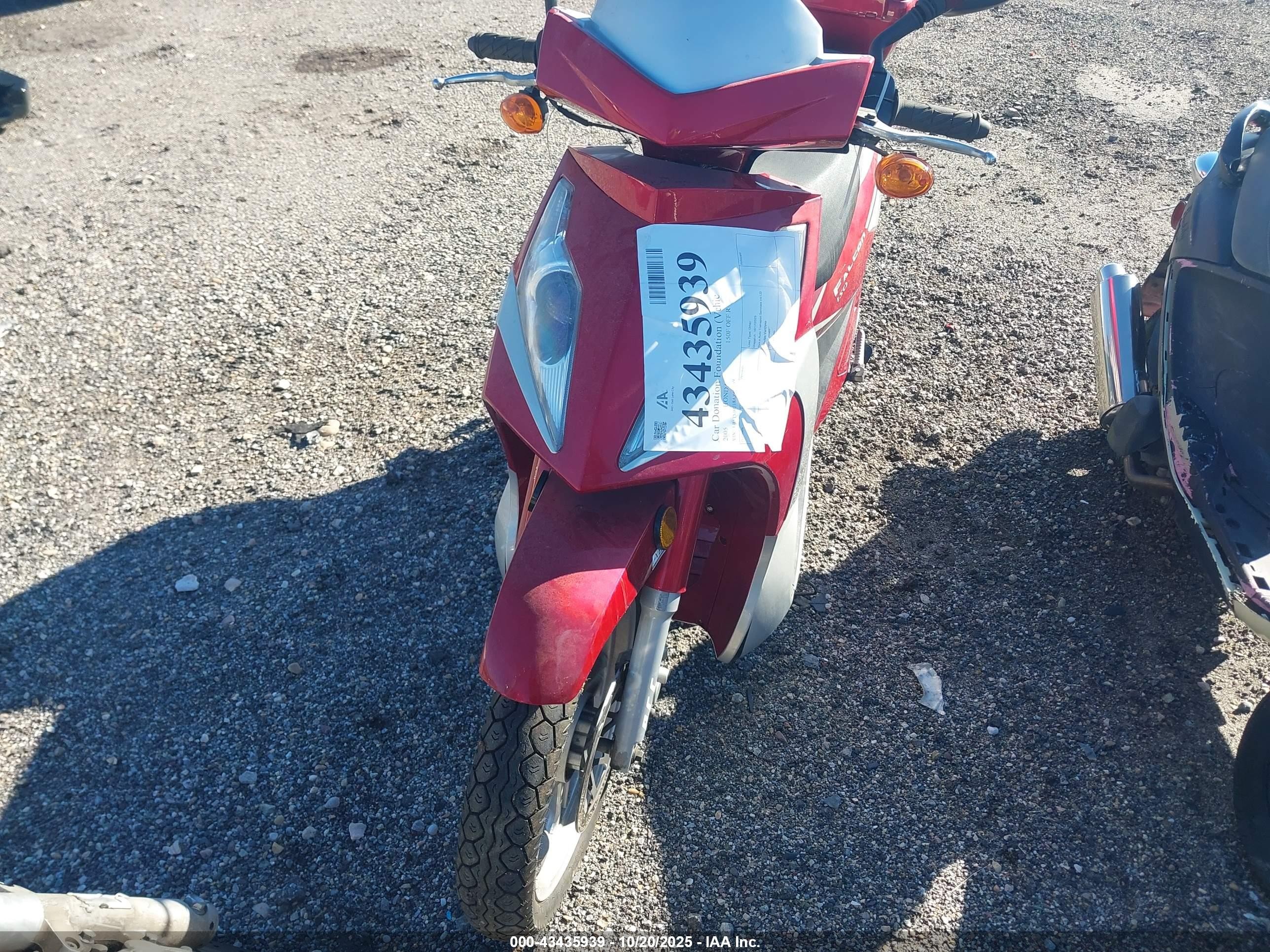 2005 Honda 150f Off R   Red vin: LB5TM8U18AZ500789