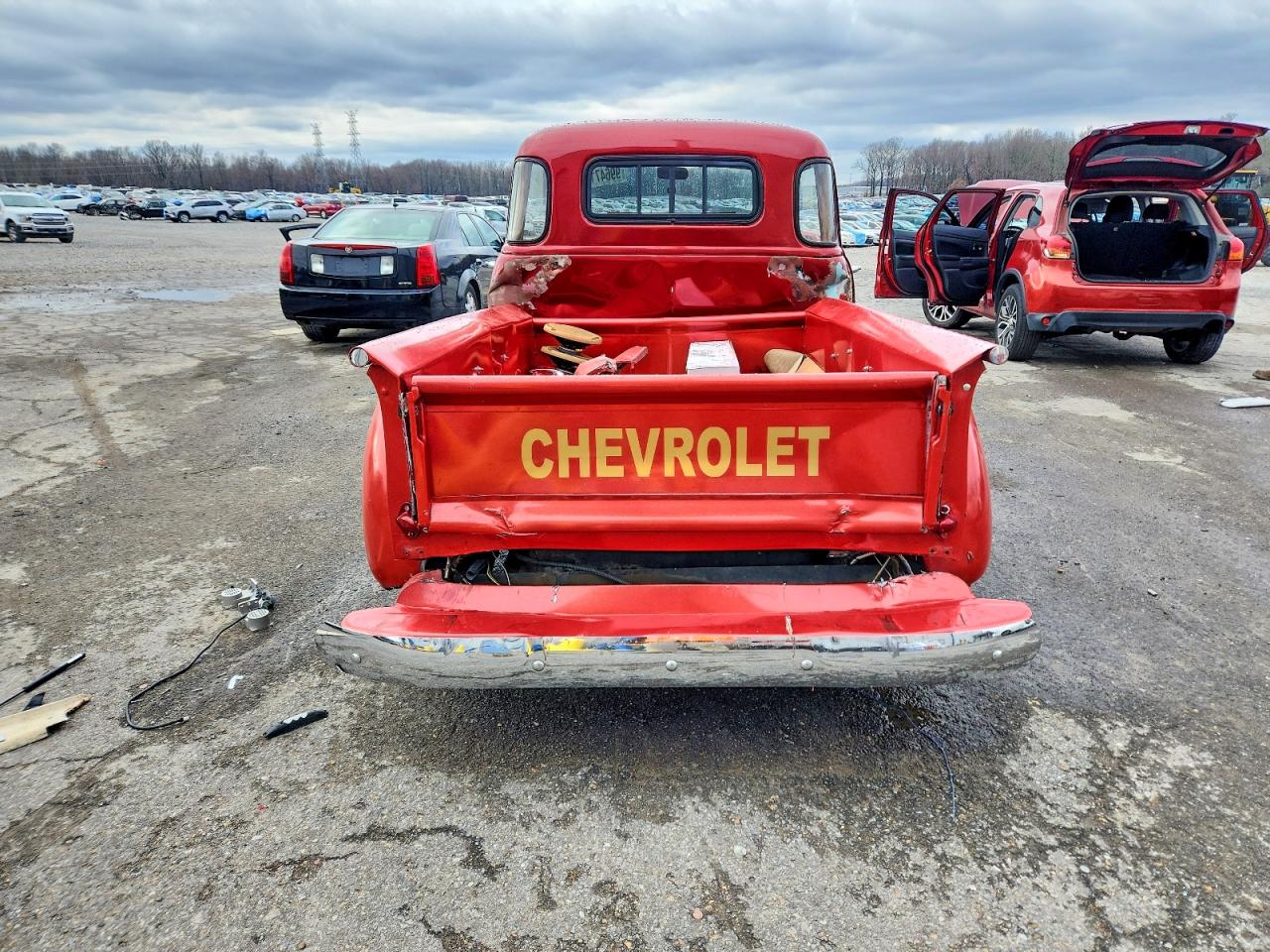 1953 Chevrolet C-series Red vin: LBA969859