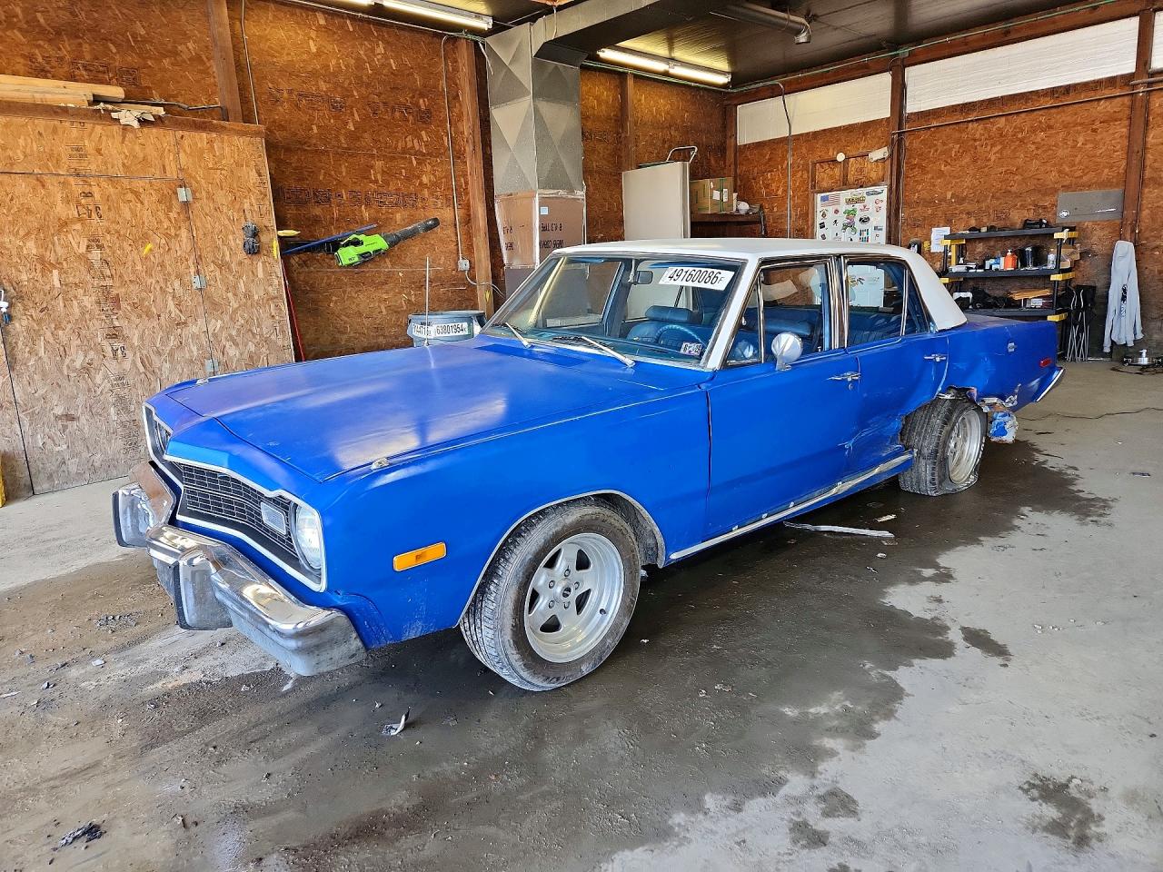 1974 Dodge Dart Blue vin: LH41G4R273719