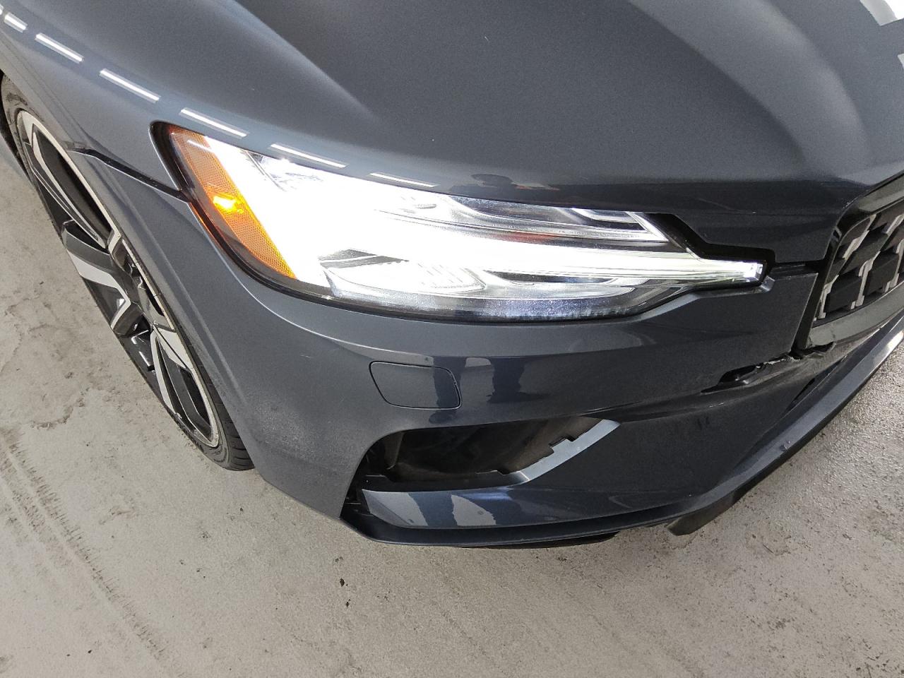 2021 Polestar 1    Blue vin: LPSBE0YL1MB001038 Damage: Front Bumper, Broken, Replacement Required