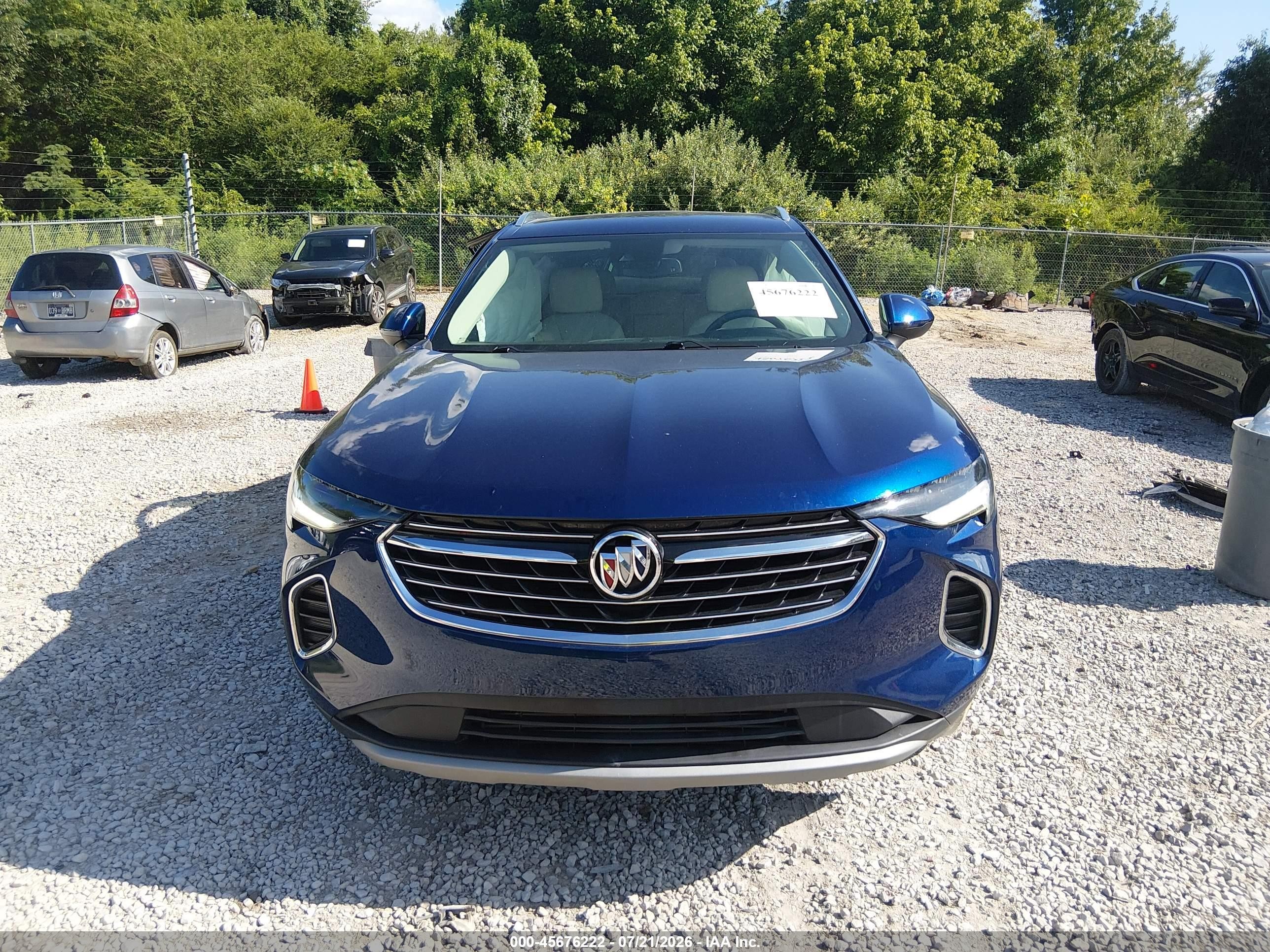 2022 Buick Envision Fwd Preferred Blue vin: LRBAZLR42ND021786