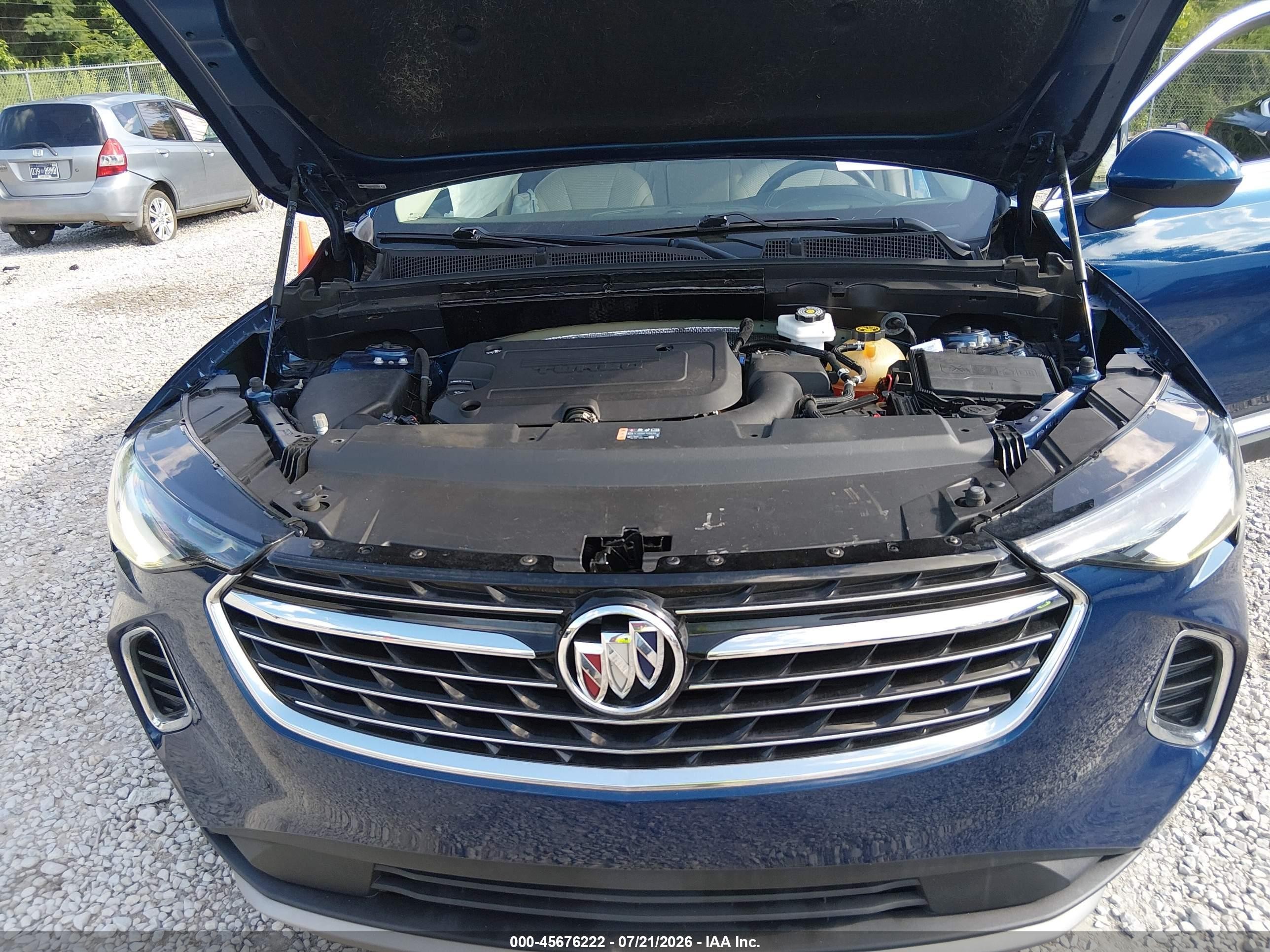 2022 Buick Envision Fwd Preferred Blue vin: LRBAZLR42ND021786