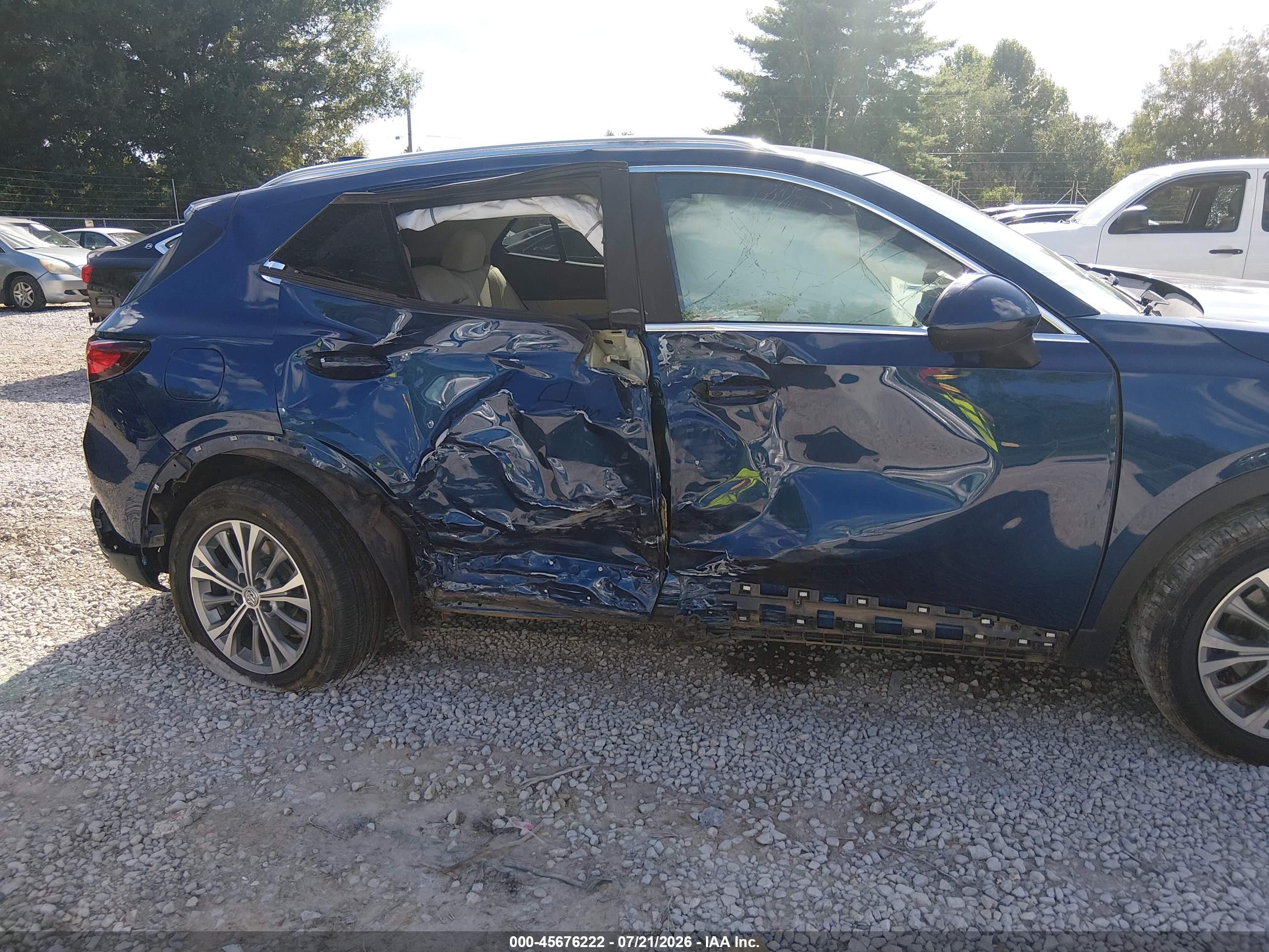 2022 Buick Envision Fwd Preferred Blue vin: LRBAZLR42ND021786