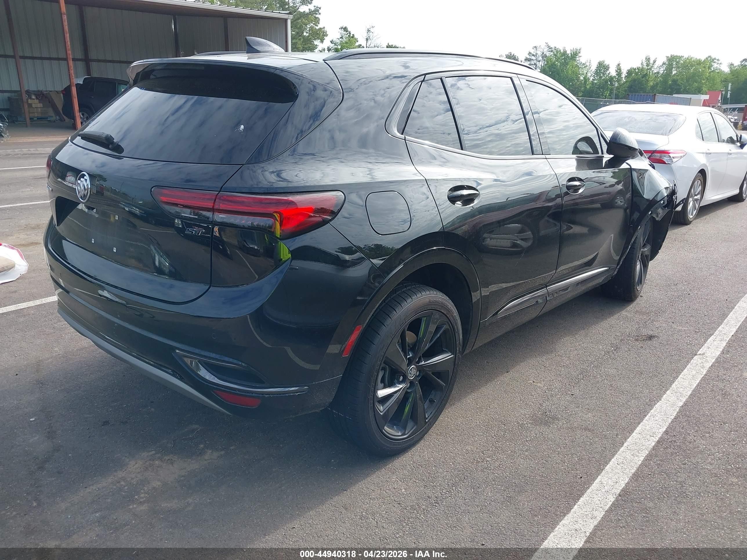 2022 Buick Envision Fwd Preferred Черный vin: LRBAZLR49ND064912