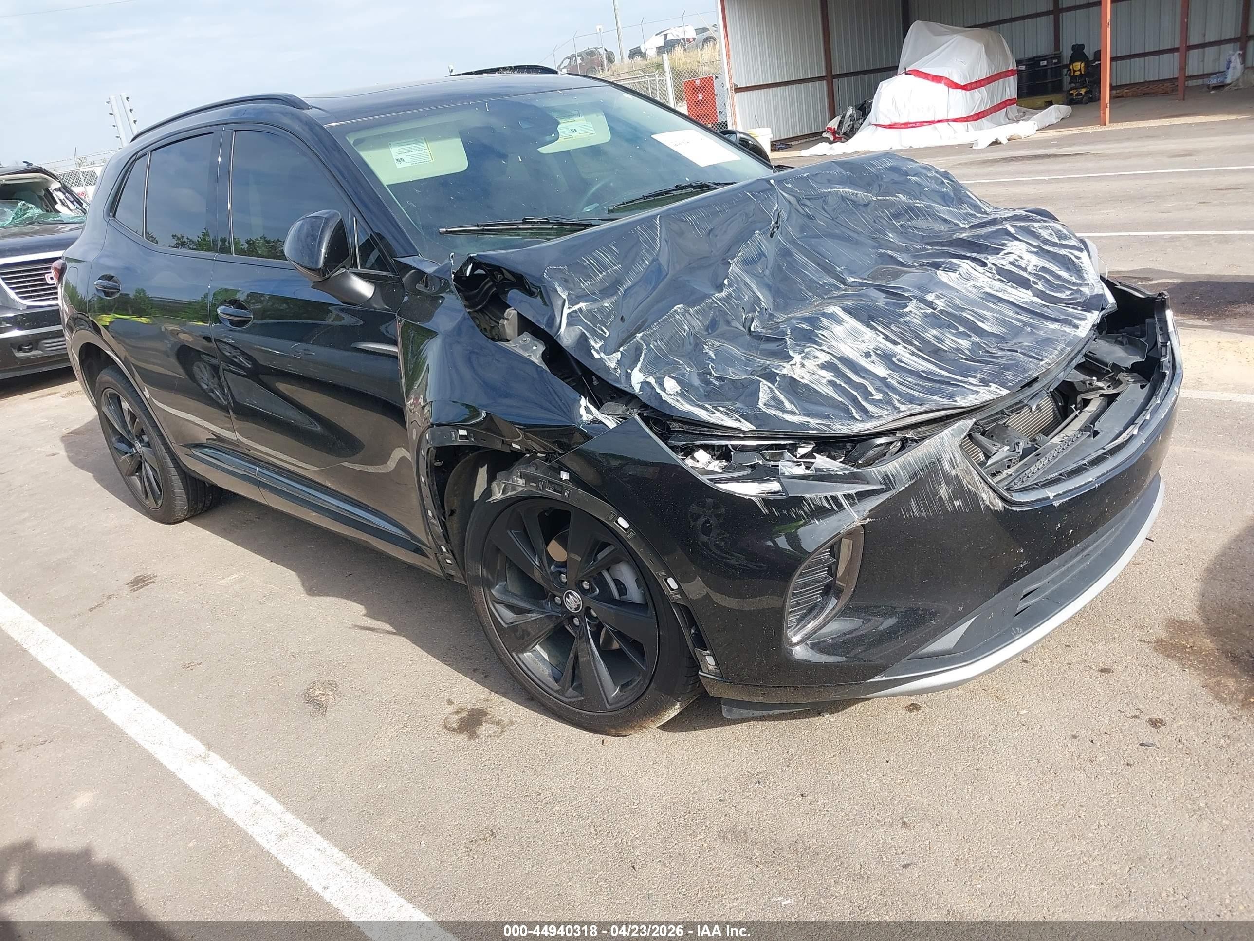 2022 Buick Envision Fwd Preferred Черный vin: LRBAZLR49ND064912