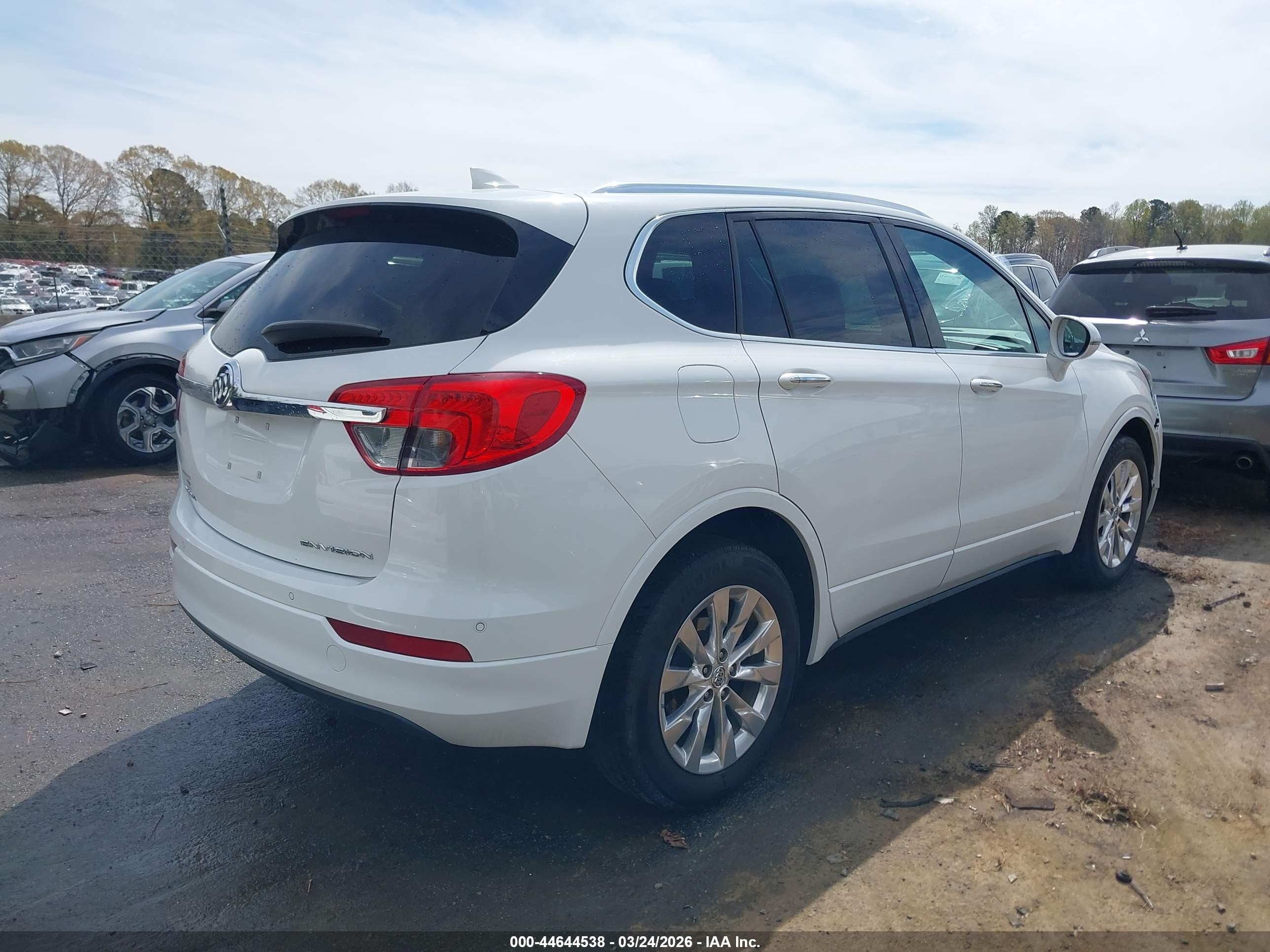 2017 Buick Envision Essence White vin: LRBFXBSA9HD090341