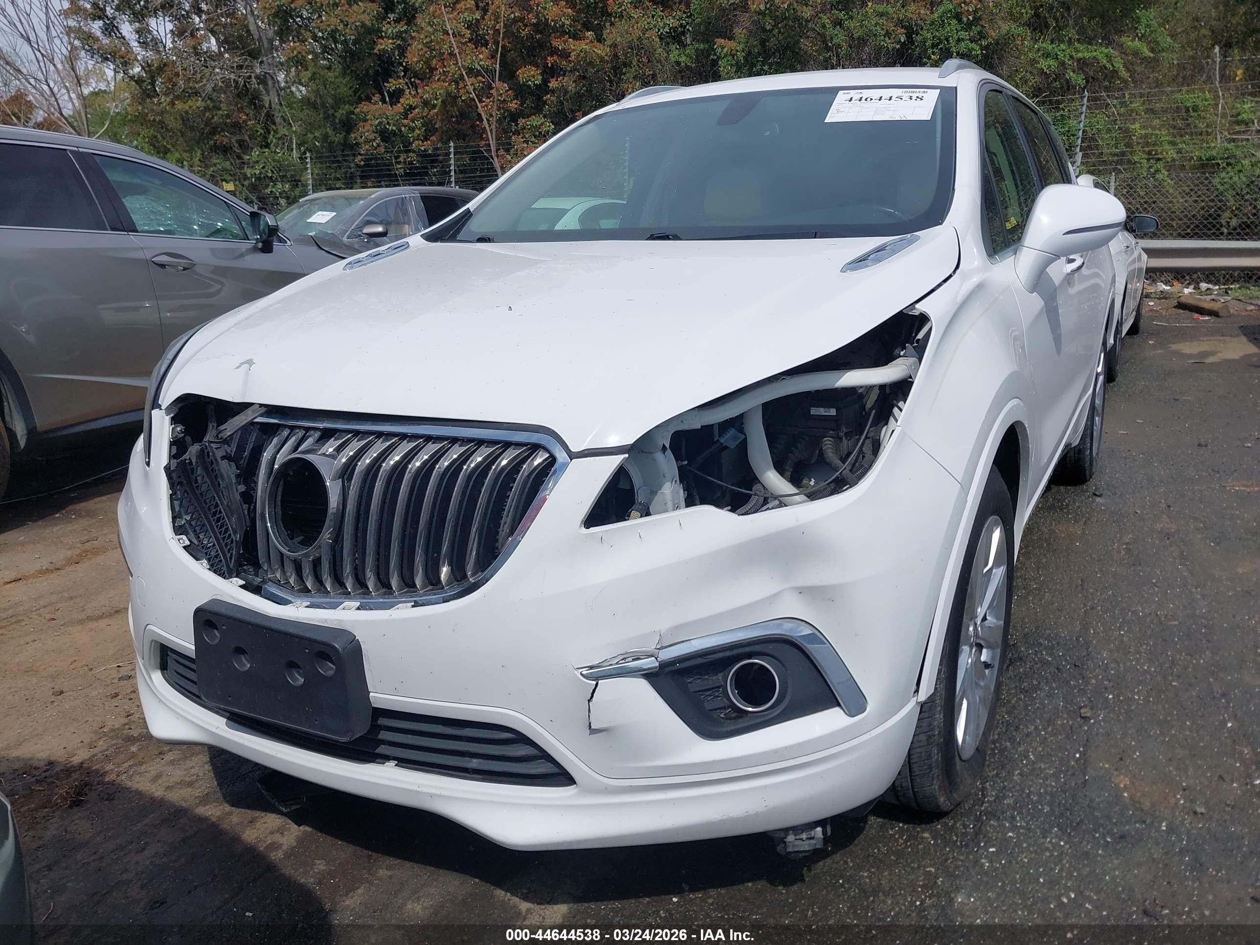 2017 Buick Envision Essence White vin: LRBFXBSA9HD090341