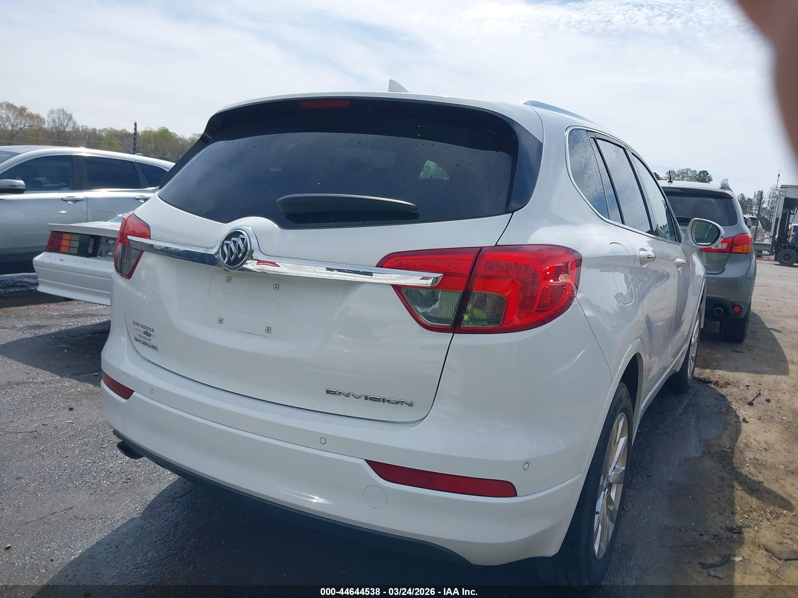 2017 Buick Envision Essence White vin: LRBFXBSA9HD090341