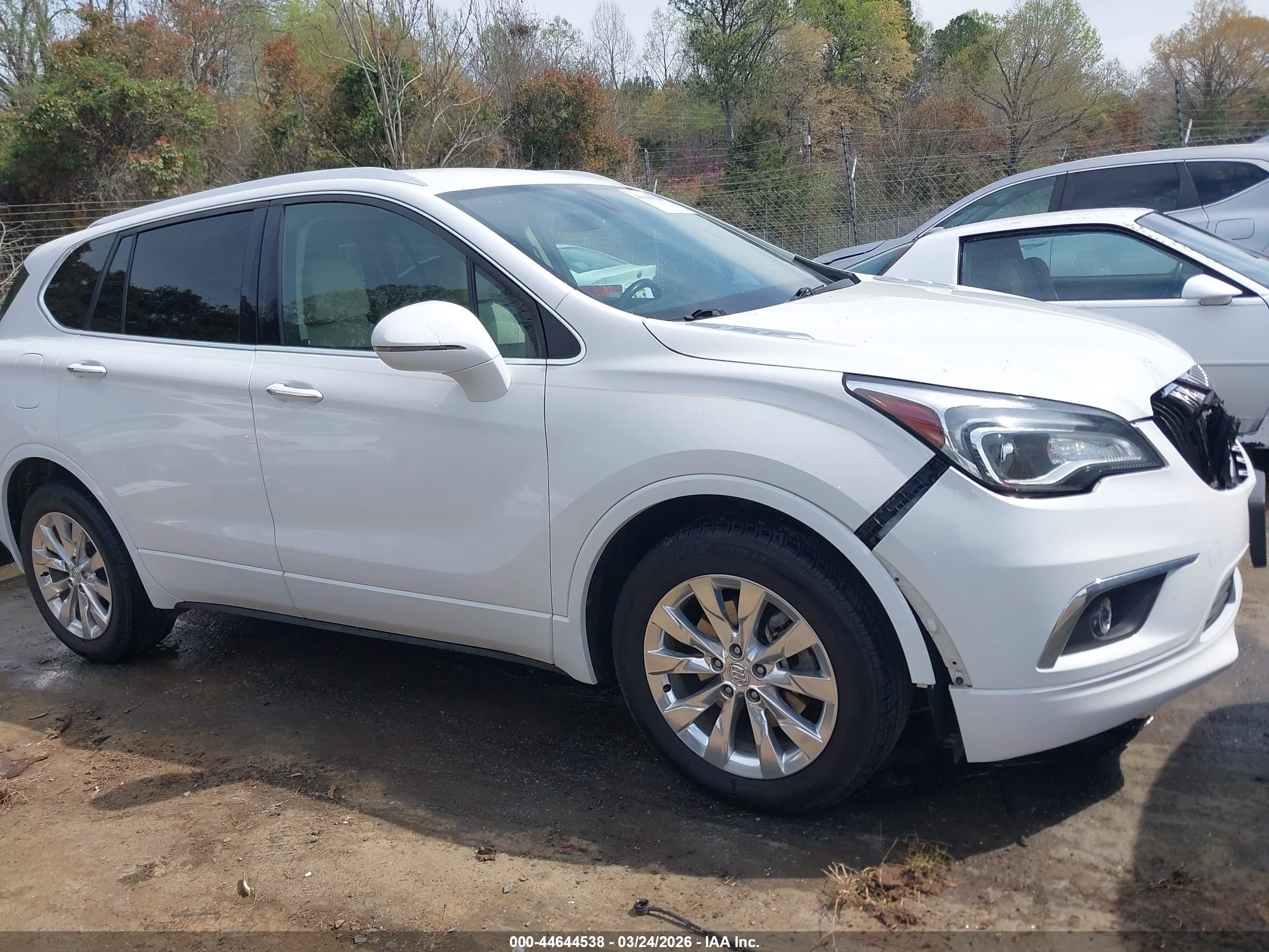 2017 Buick Envision Essence White vin: LRBFXBSA9HD090341