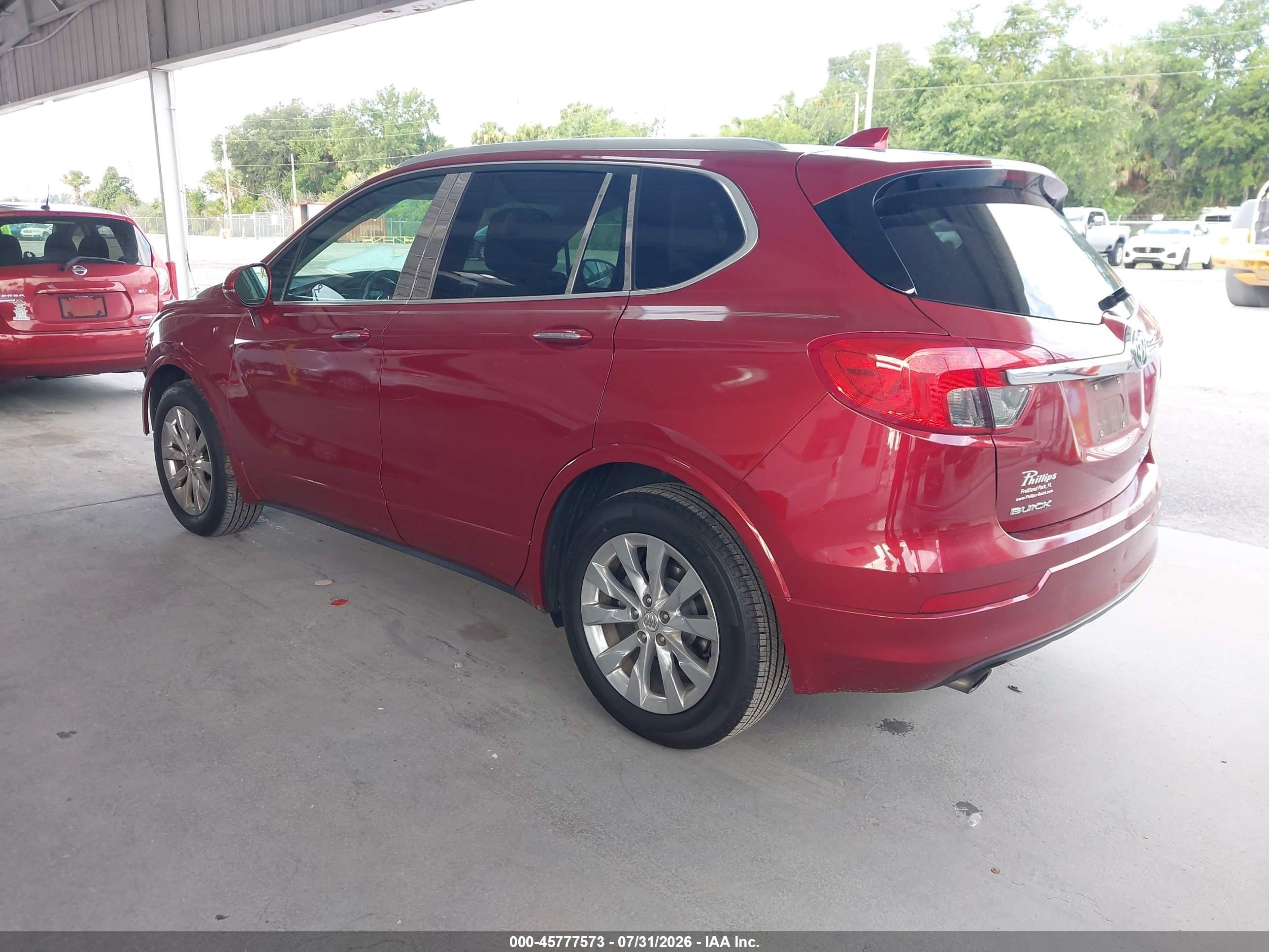 2017 Buick Envision Essence Red vin: LRBFXBSAXHD177567