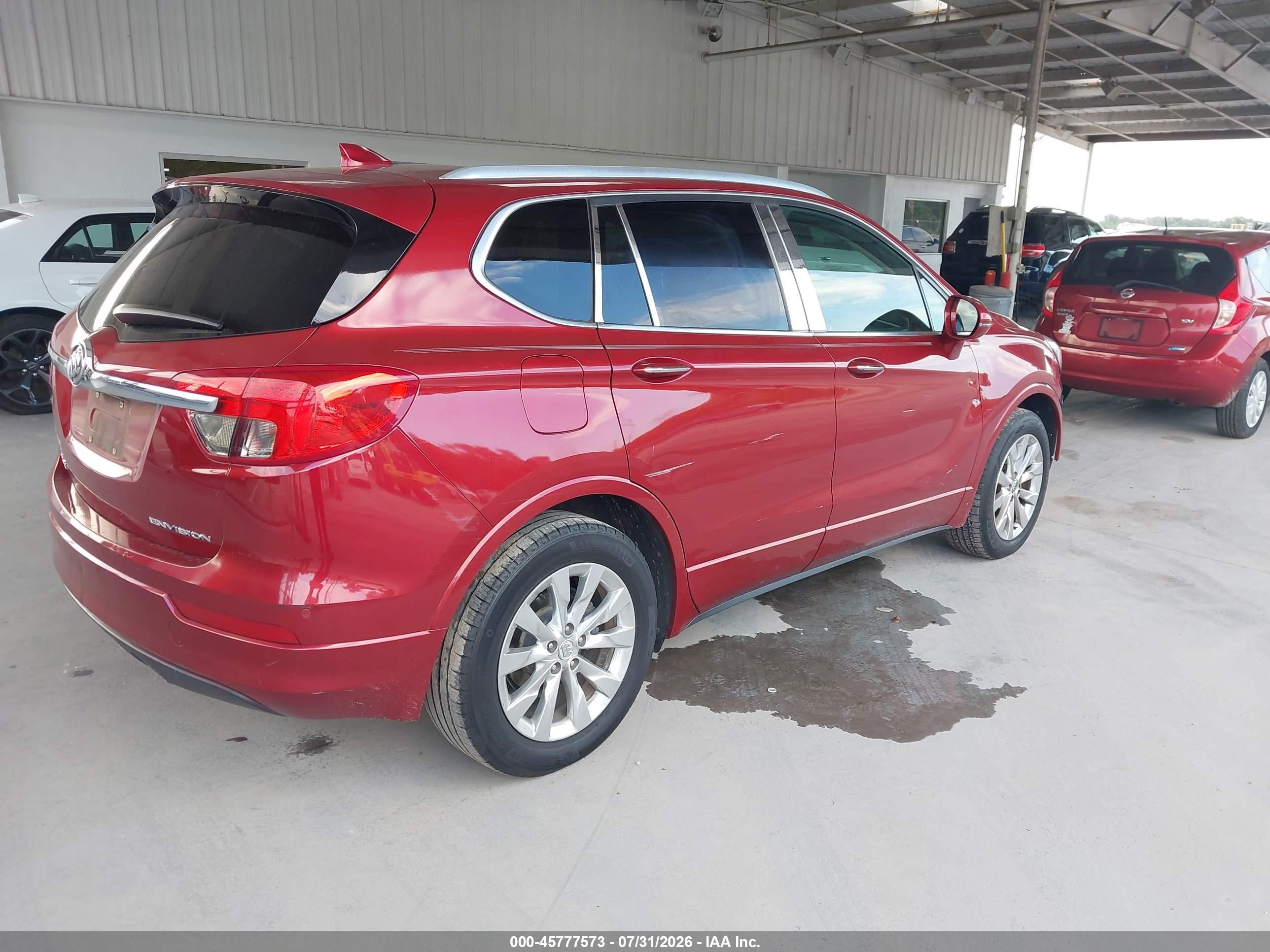 2017 Buick Envision Essence Red vin: LRBFXBSAXHD177567