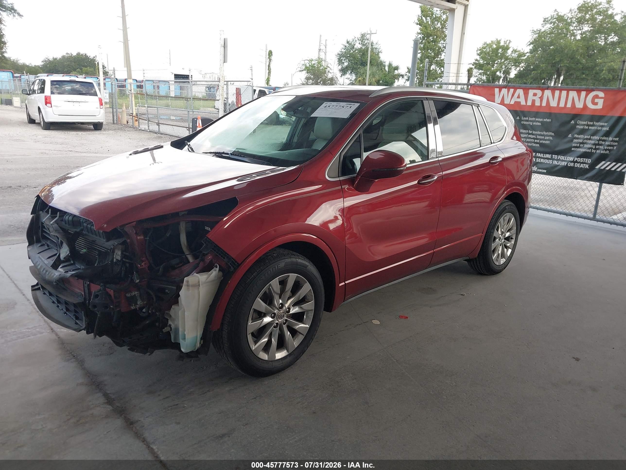 2017 Buick Envision Essence Red vin: LRBFXBSAXHD177567
