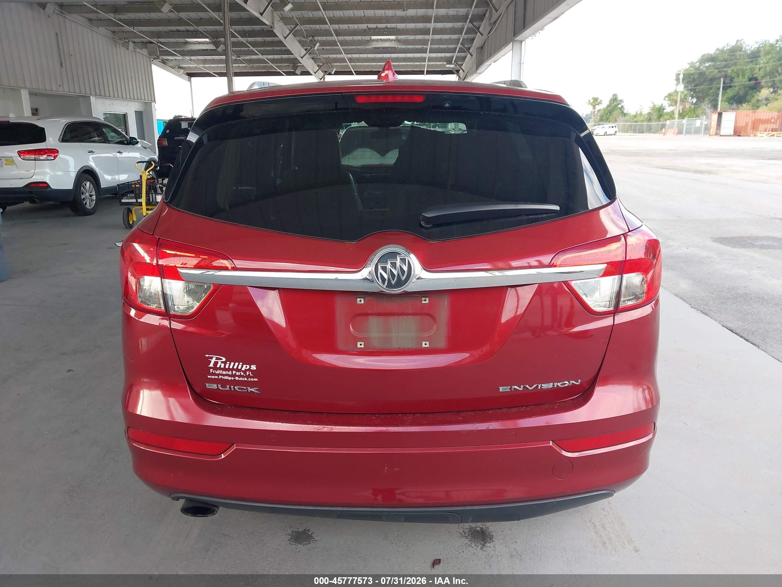 2017 Buick Envision Essence Red vin: LRBFXBSAXHD177567