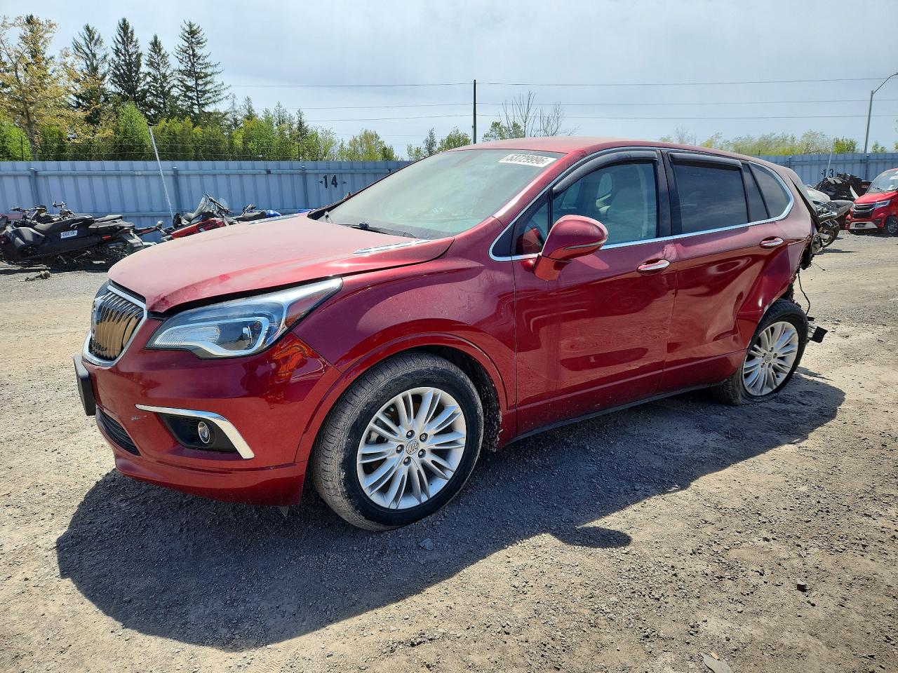 2017 Buick Envision Preferred Red vin: LRBFXCSA9HD041727