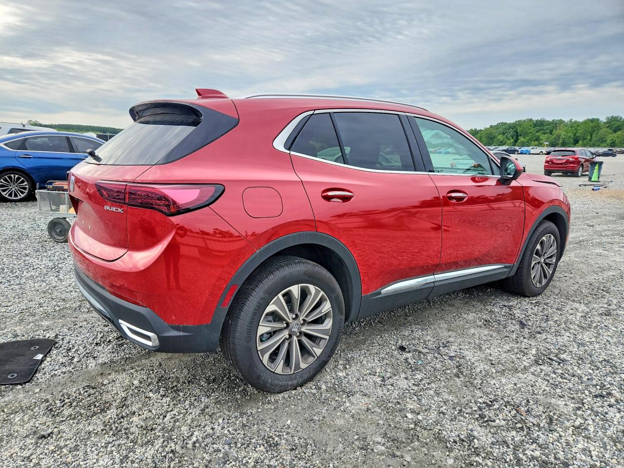 2025 Buick Envision Preferred Red vin: LRBFZKE44SD031382