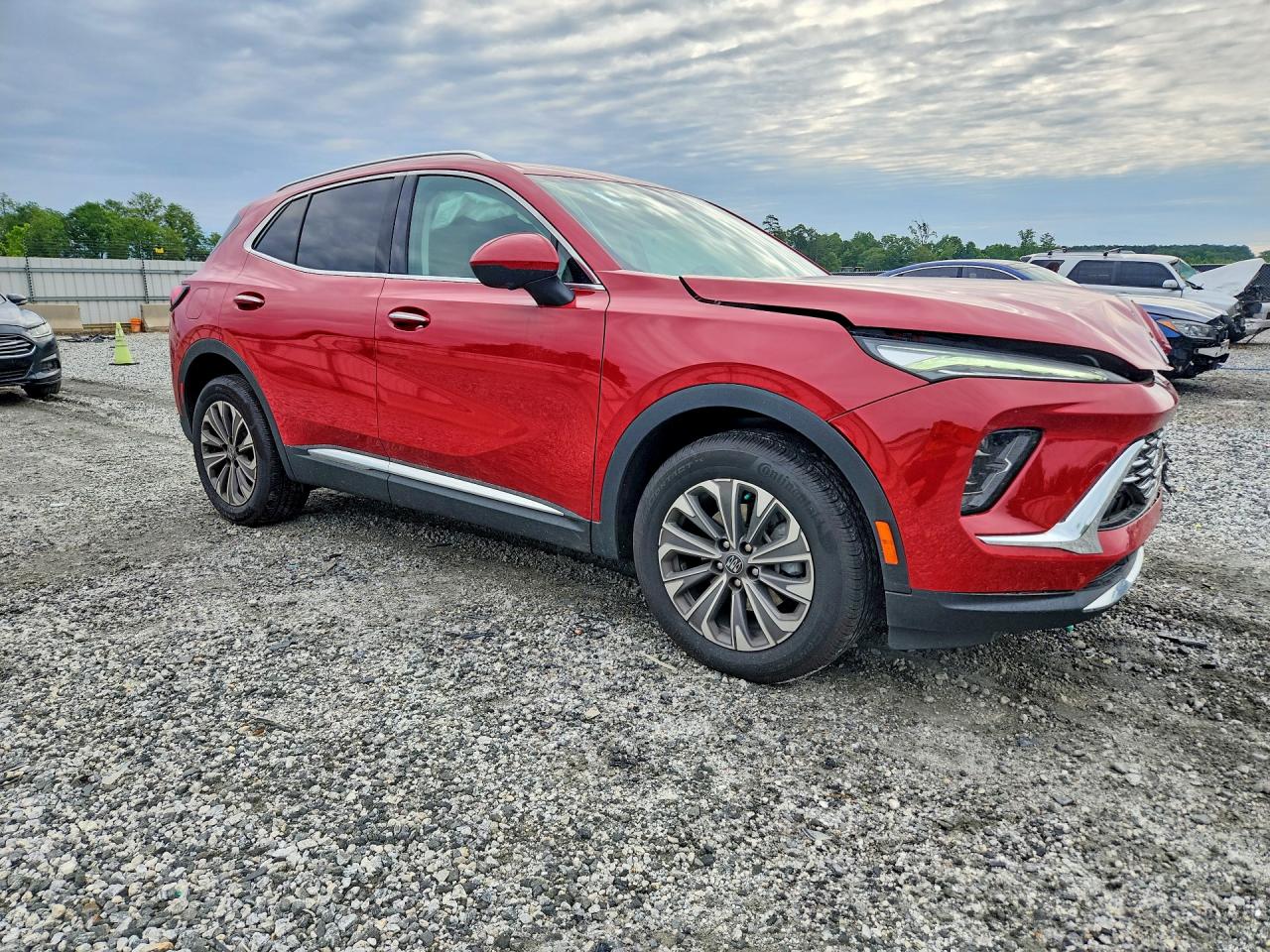 2025 Buick Envision Preferred Red vin: LRBFZKE44SD031382