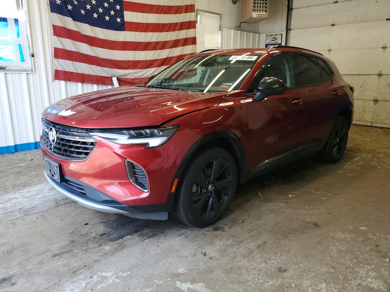 2023 Buick Envision Preferred Red vin: LRBFZMR41PD165487