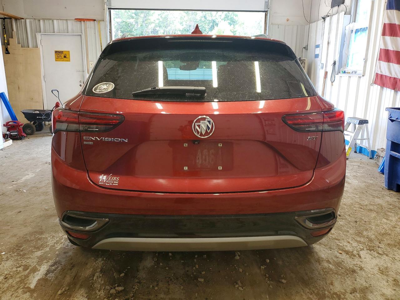 2023 Buick Envision Preferred Красный vin: LRBFZMR41PD165487