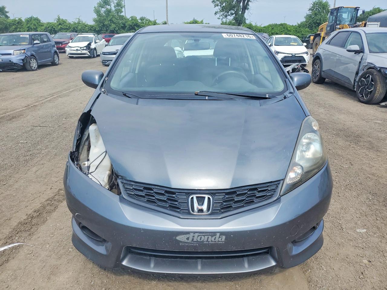 2012 Honda Fit Sport Gray vin: LUCGE8G78C3002806
