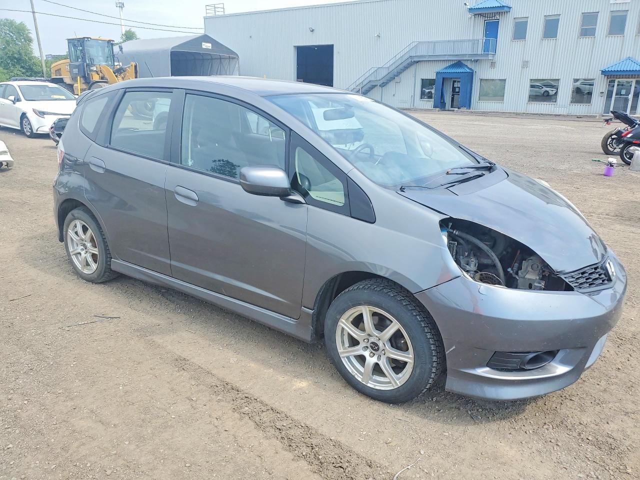 2012 Honda Fit Sport Gray vin: LUCGE8G78C3002806