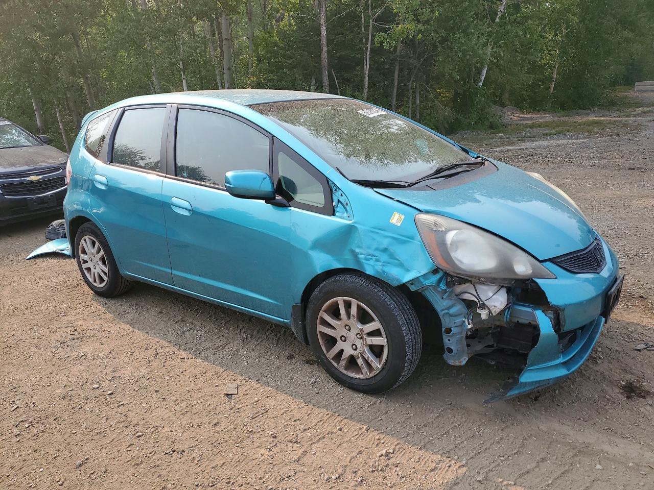 2013 Honda Fit Lx Blue vin: LUCGE8H55D3010876