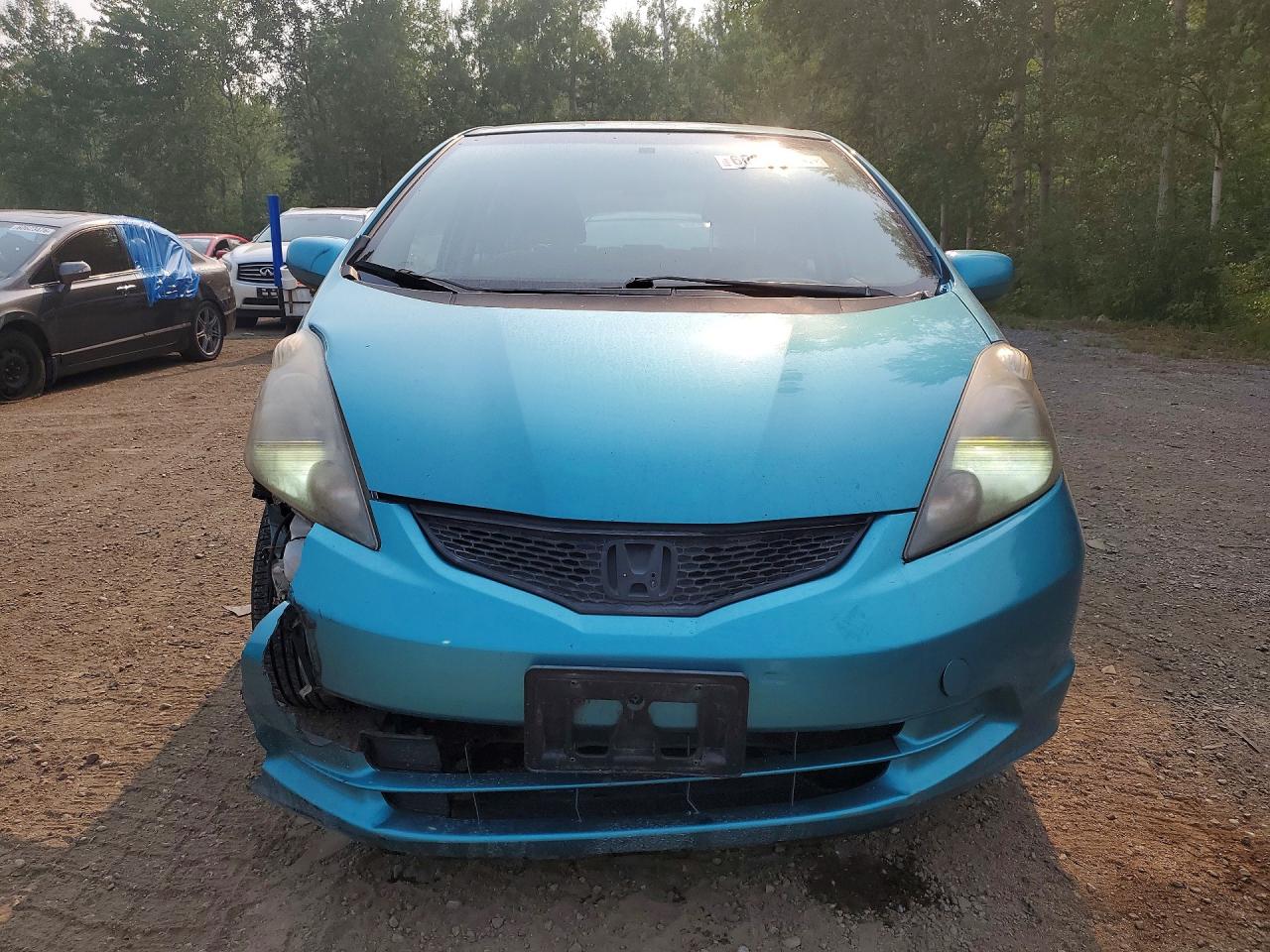 2013 Honda Fit Lx Blue vin: LUCGE8H55D3010876
