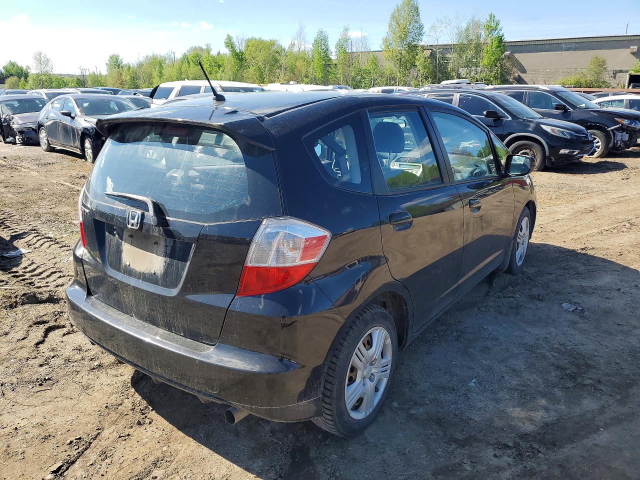 2012 Honda Fit Lx Black vin: LUCGE8H56C3004034