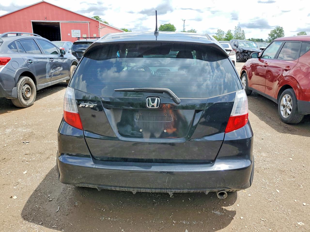 2014 Honda Fit Sport Black vin: LUCGE8H77E3002099
