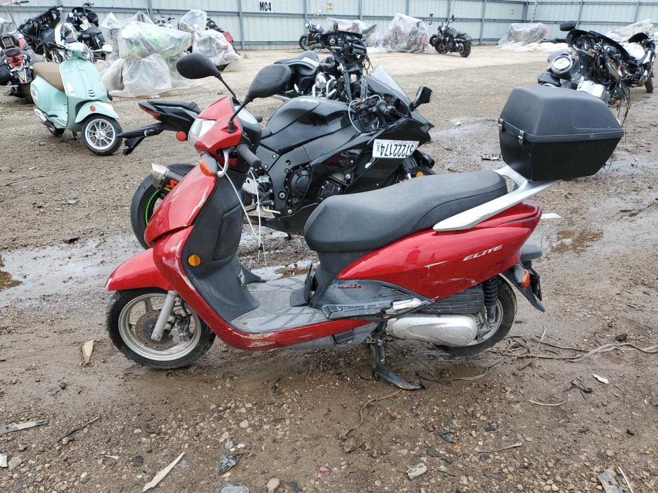 2010 Honda Elite 110 Red vin: LWBJF1900A1004479