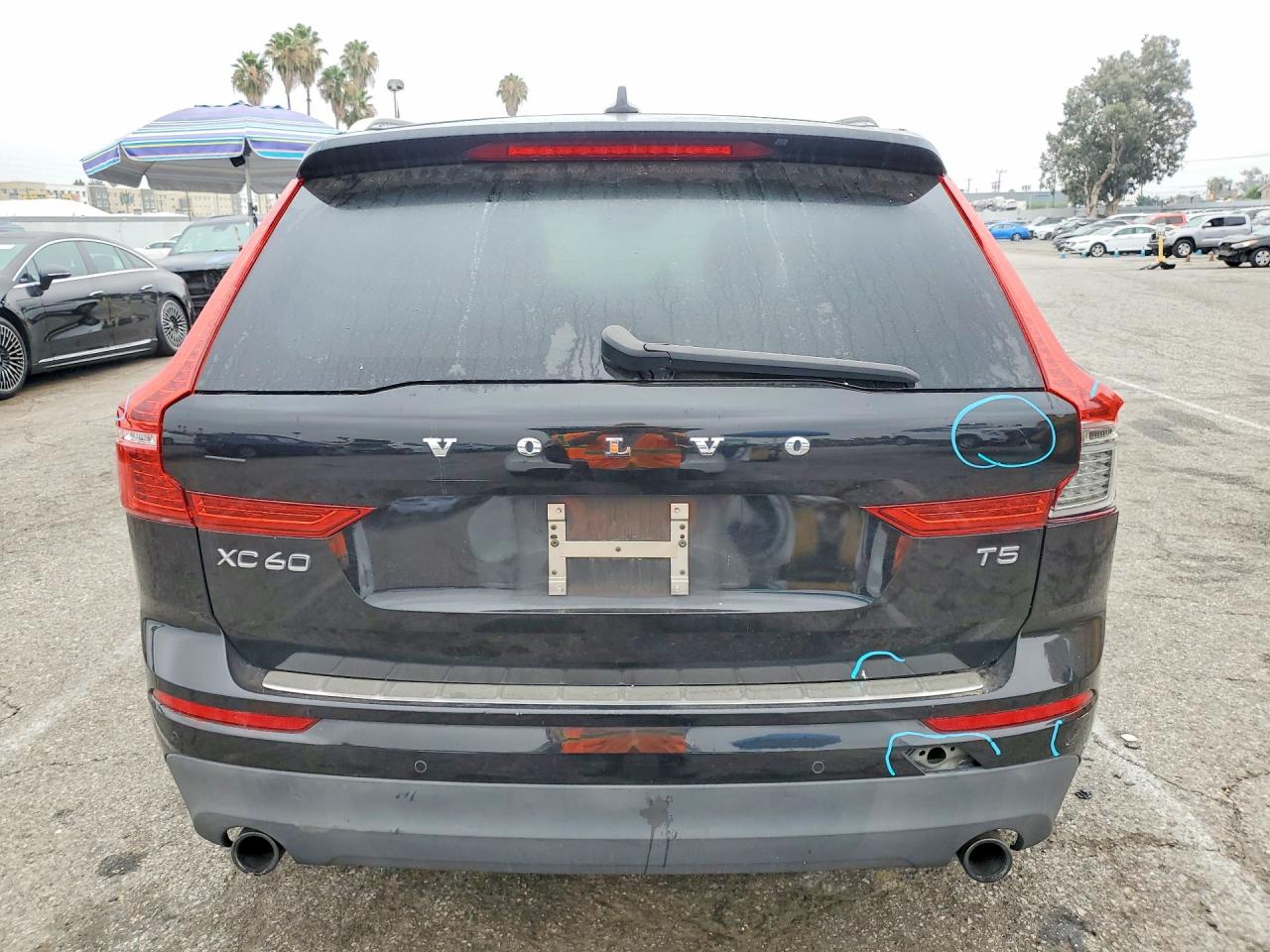 2019 Volvo Xc60 T5 Momentum Black vin: LYV102DK2KB224646