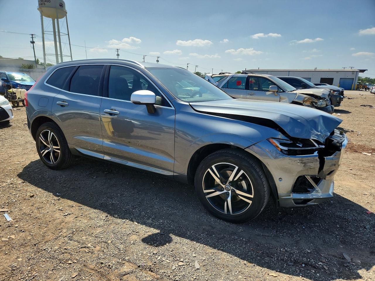 2019 Volvo Xc60 T5 R-design Серый vin: LYV102RM4KB224660