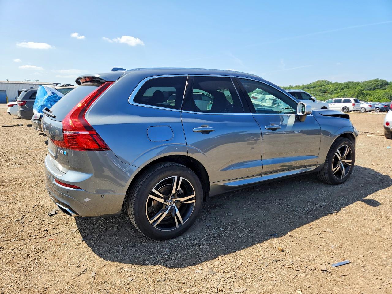 2019 Volvo Xc60 T5 R-design Серый vin: LYV102RM4KB224660