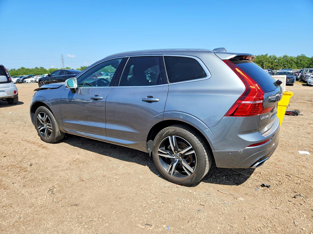 2019 Volvo Xc60 T5 R-design Серый vin: LYV102RM4KB224660