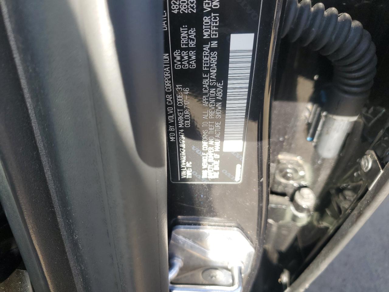 2018 Volvo S60 Inscription Черный vin: LYV402TK7JB179474